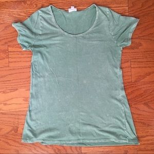 Lularoe small acid wash classic T